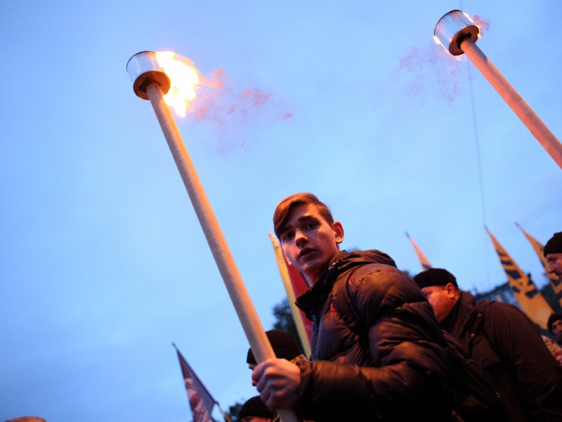 "Марш нації" у Києві: активісти зажадали відмовитися від виборів на Донбасі